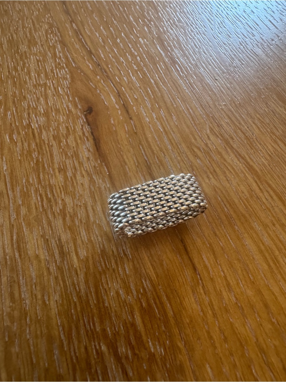 Tiffany & Co. Silver Mesh Ring